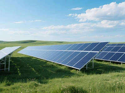 System Mowntio Solar Solar Ground Rack Poeth Galfanedig